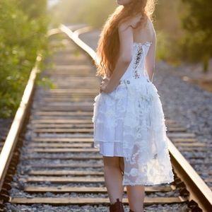 Handmade corset dress